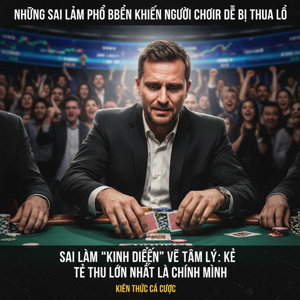 Quản lý vốn sai cách khi cá cược