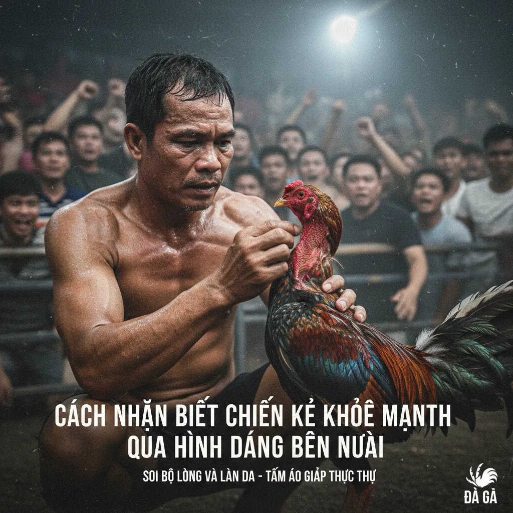 Cặp chân và bộ vảy của gà chọi