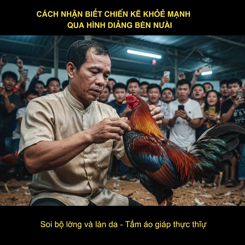 Dáng đứng oai vệ của gà chọi