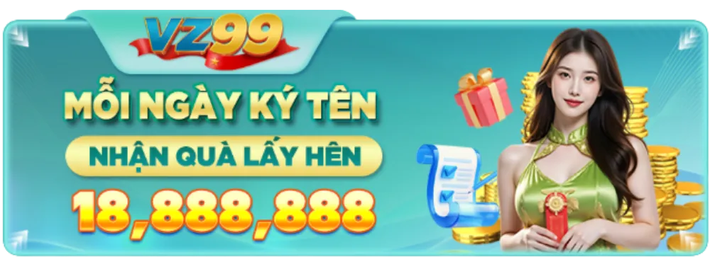 mỗi ngày ký tên nhận quà lấy hên